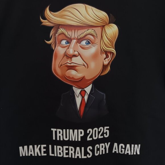 Trump "Make Liberals Cry Again" Black Short Sleeved T-Shirt - Picture 2 of 4
